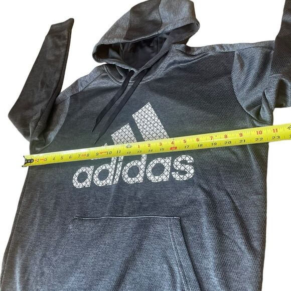 Adidas Team Fleece Logo Hoodie Mens Size Large - Picture 15 of 15